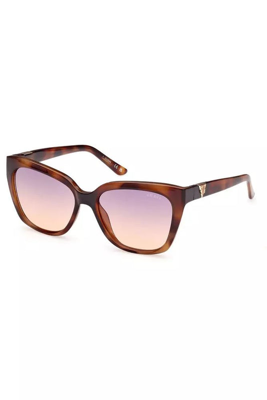 Chic Square Frame Sunglasses in Contrasting Hues