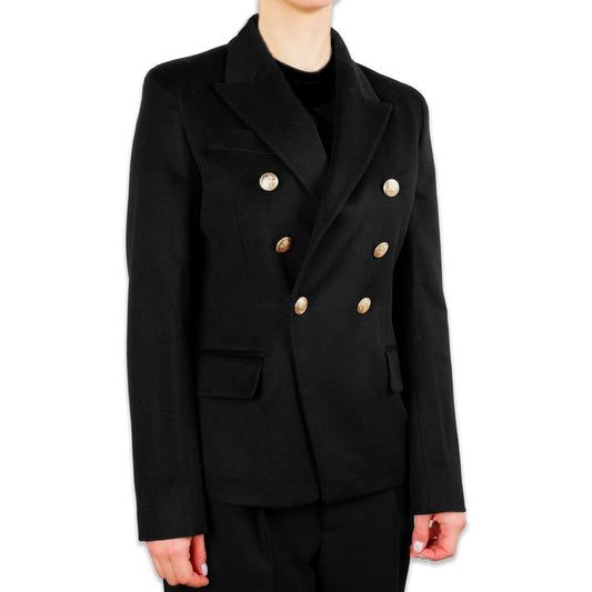Black Wool Vergine Suits & Blazer
